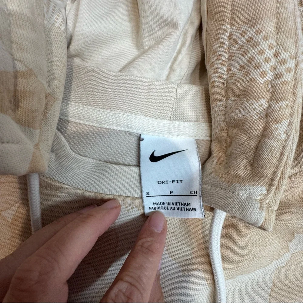 Nike Dri-FIT Standard‎ Issue Men's Basketball Pullover Hoodie PEARL WHITE small